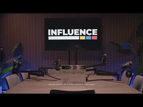 Podcast Studio at Influence Studios
