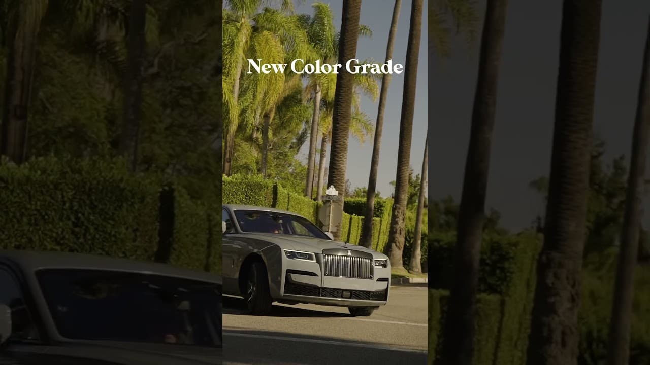 Still from Rolls-Royce Ghost: New Color Grade
